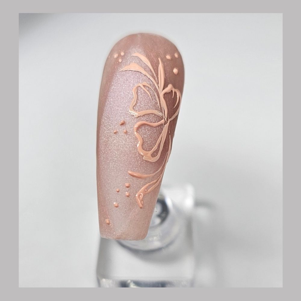 3D lijnen nailart met Pat Pat gel structuur techniek voor reliëf design nagels