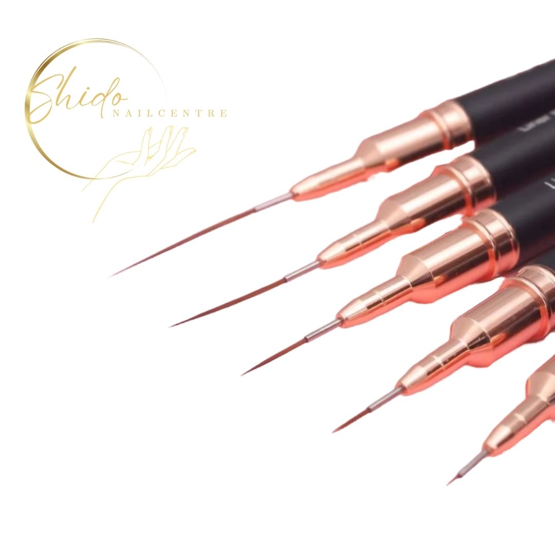 Fine liner penselen Zwart - ShidoNails® - nailart penseel