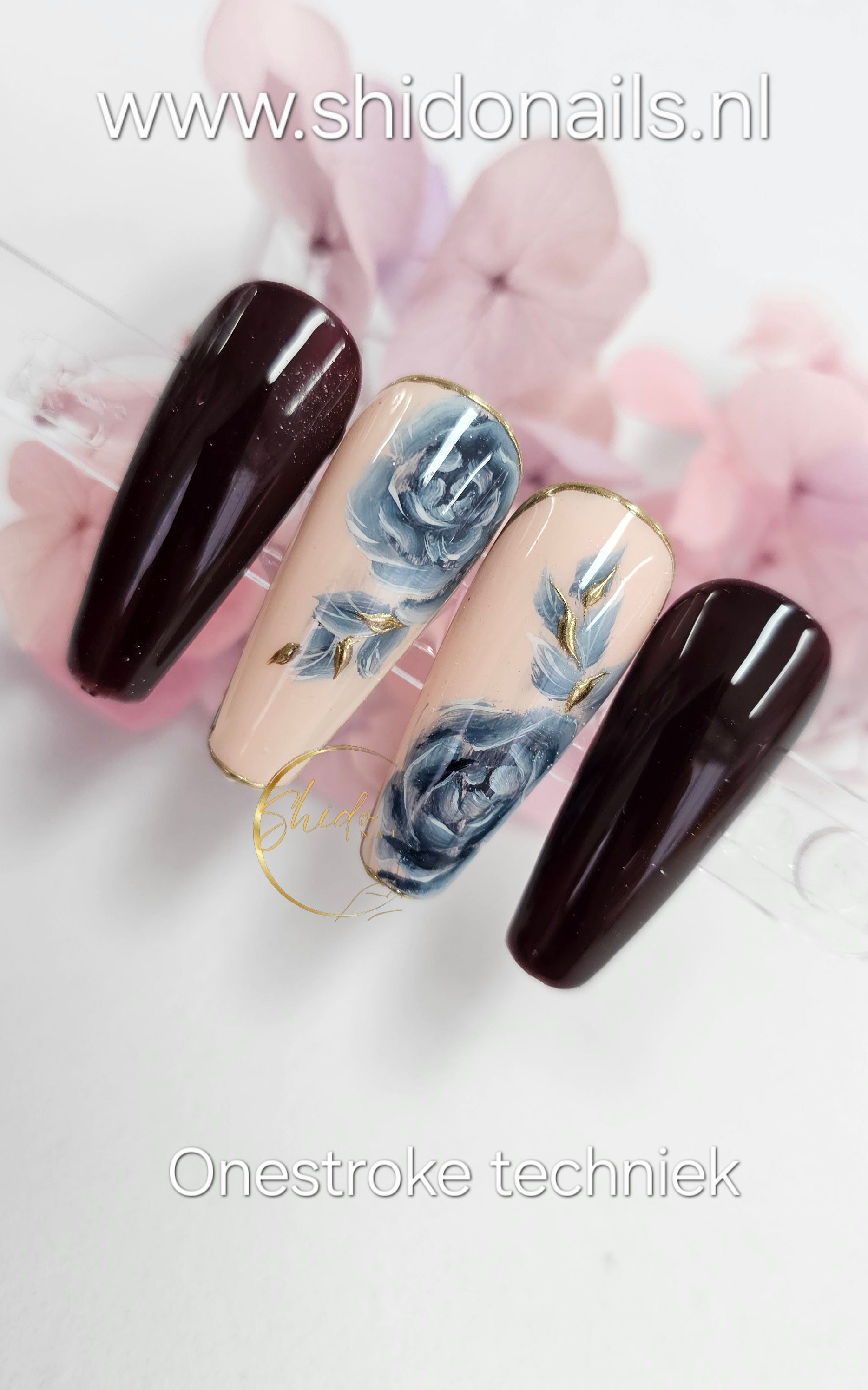 one stroke nail art cursus level 1 en 2