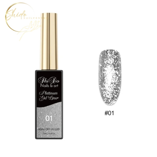 Striper gel - ShidoNails® – #01 Zilver 12ml