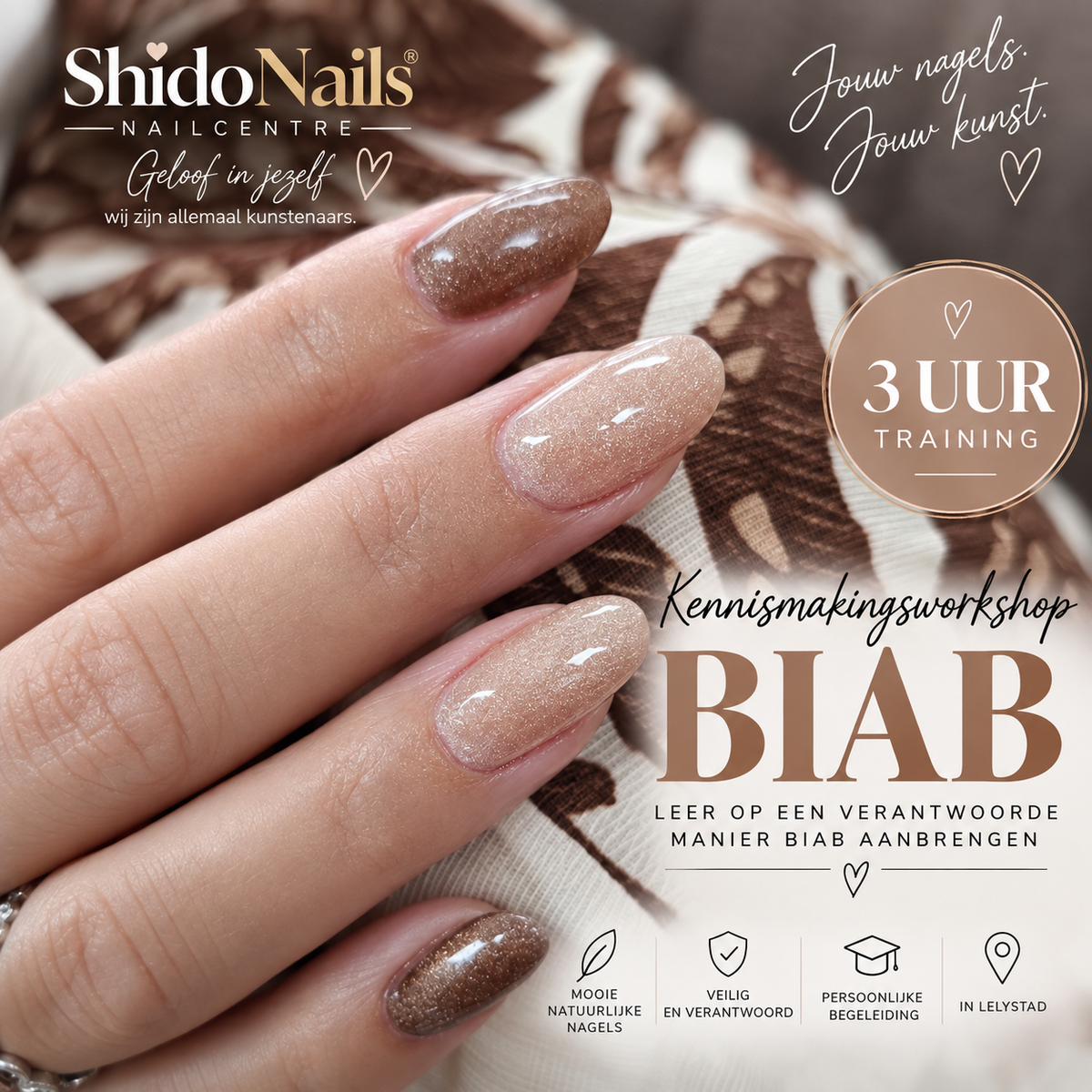 BIAB Kennismakingsworkshop – 3 uur + Starterspakket