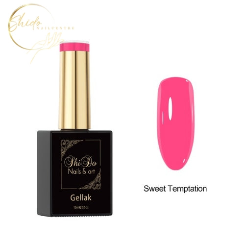 Sweet Temptation – ShidoNails® – knal roze gellak 15ml