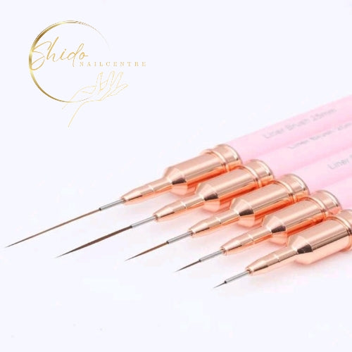 Liner Penselen soft Pink - ShidoNails® - nailart penselen
