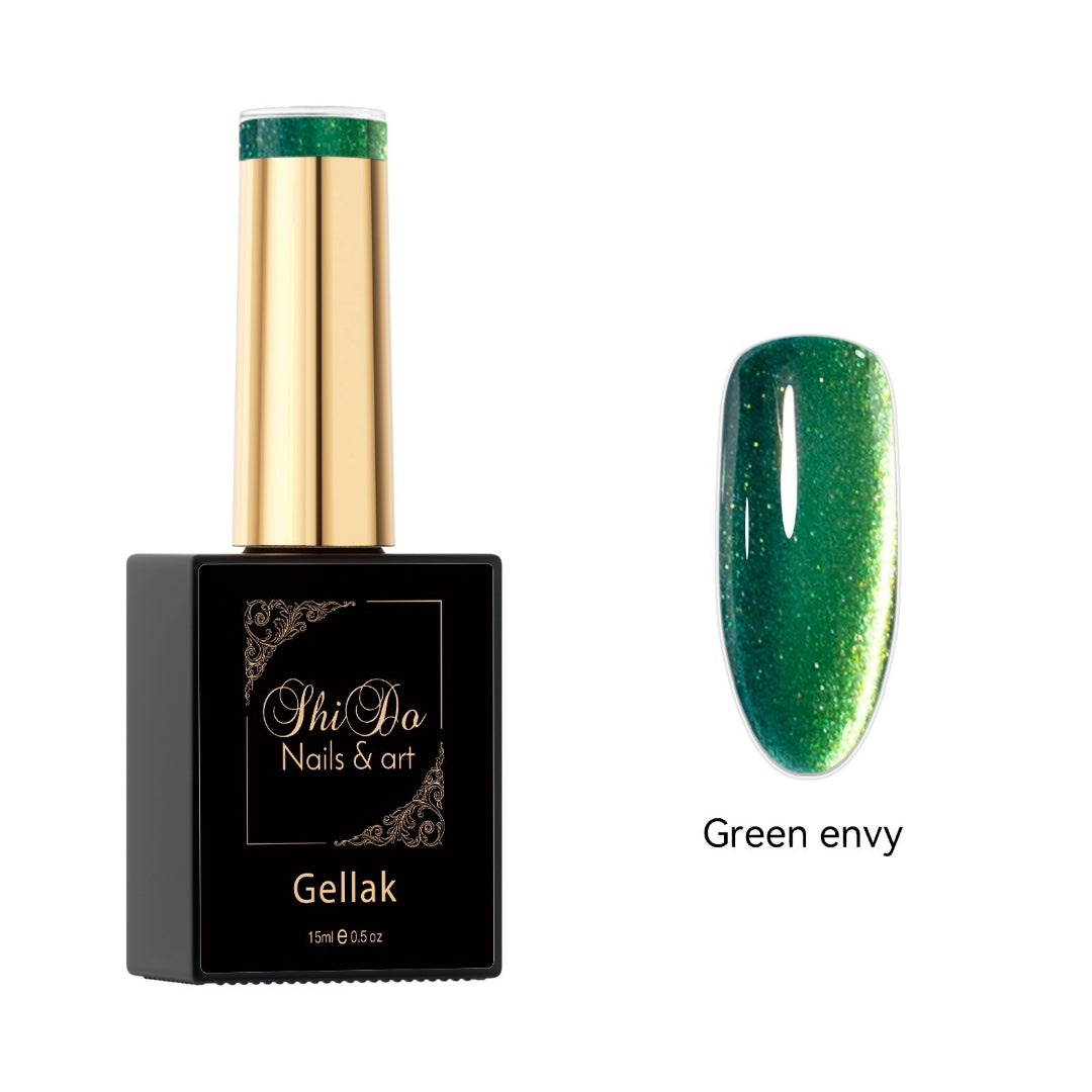 Green Envy – ShidoNails® – groene cateye gellak 15ml