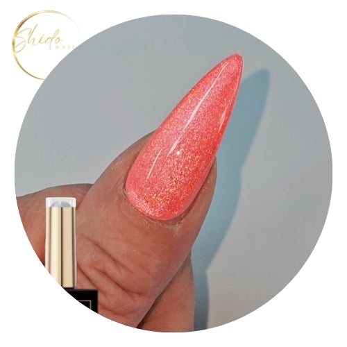 Cateye Girley koraal -ShidoNails® – neon cateye gellak 15ml