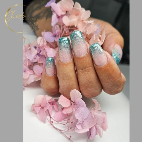 Bachata Zeeblauw - ShidoNails® - Glitter Gellak 15ml