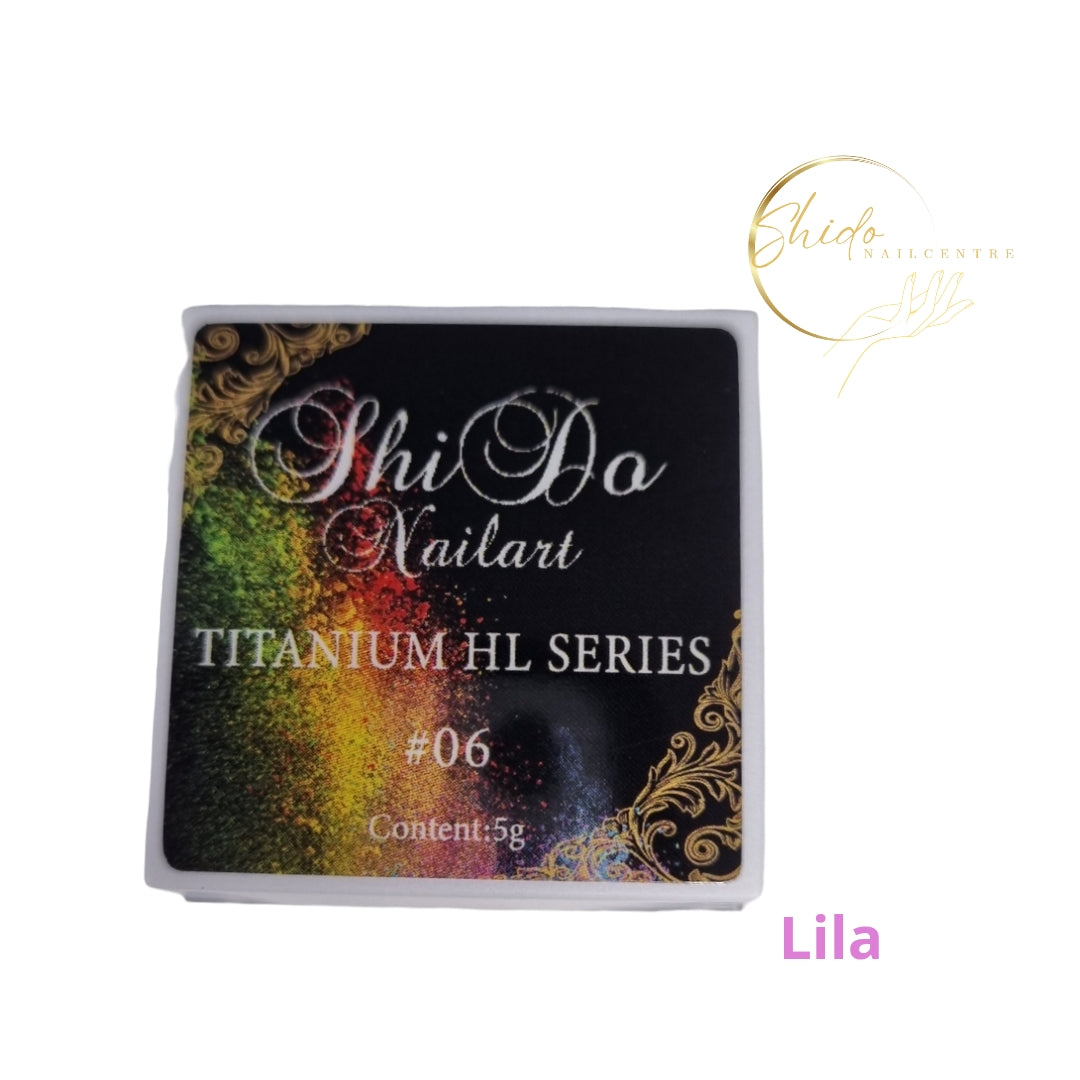 Titanium lila #06 - ShidoNails® - Lila chrome poeder 5gr