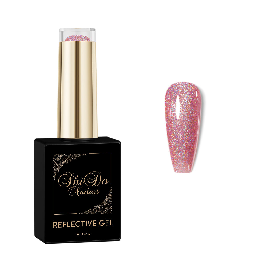 Flash Gellak Pinky - ShidoNails® - reflecterende gellak 15ml