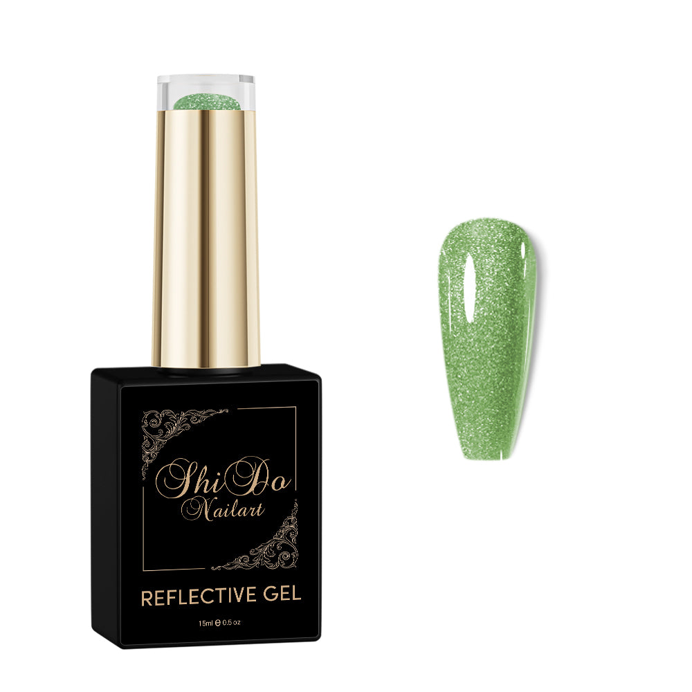 Flash gordon neon groen - ShidoNails® - reflecterende gellak 15ml