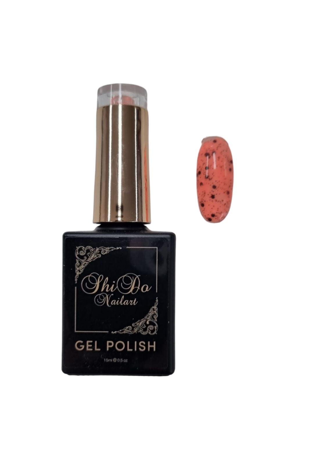 Party Orange - ShidoNails® -  gespikkelde gellak 15ml