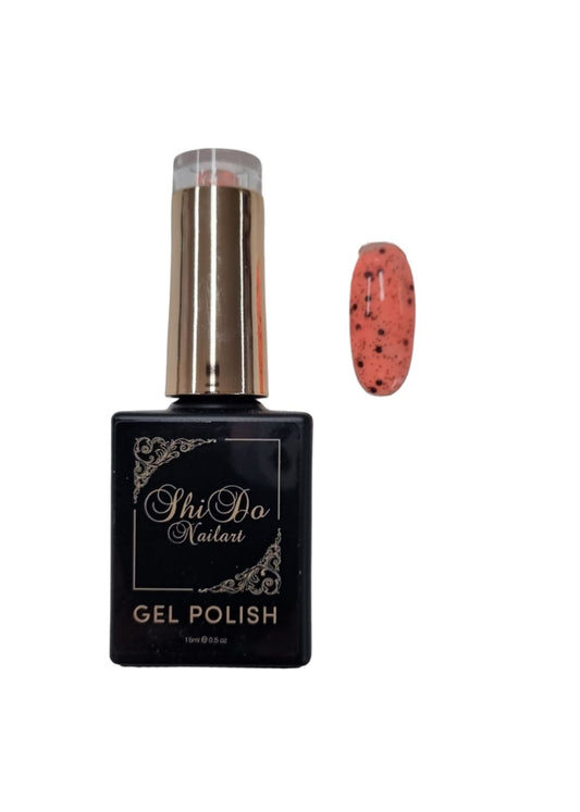 Party Orange - ShidoNails® -  gespikkelde gellak 15ml