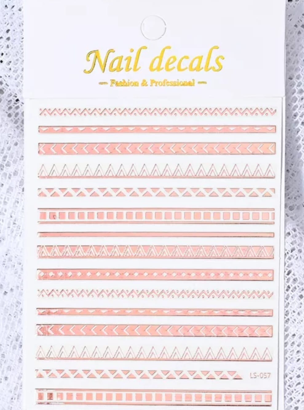 Shido Nailart Rose/Gold Sticker LS-057