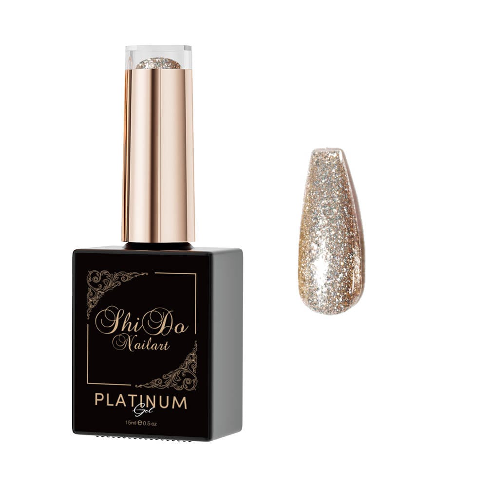 Glitter Ivoor - ShidoNails® - glitter gellak 15ml