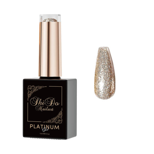 Glitter Ivoor - ShidoNails® - glitter gellak 15ml