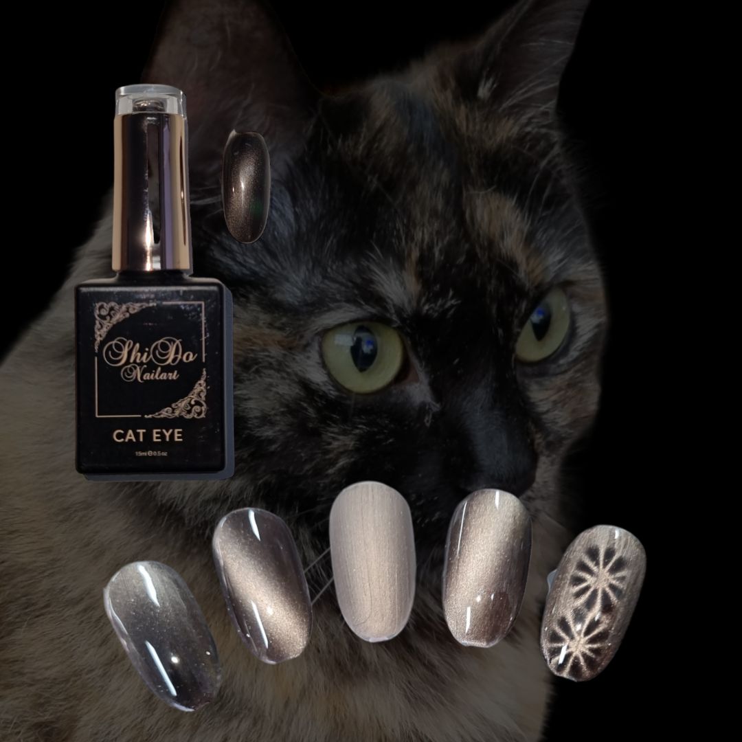 Cateye Hailey nude - ShidoNails® - solid cateye gellak 15ml